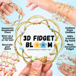 3D Hand Crafted Fidget Toy | Dopamine Decor | Mandala Jewelry Gifts | Stim Toys For Adults | Gender Neutral Gifts | Quiet Fidget Silent
