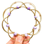 Swirl Purple | 3D Wire Mandala Fidget